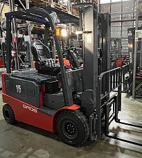 Электропогрузчик вилочный 1.5 тонны четырехопорный GROS MK-L15 (батарея Li-ion, завод MIMA)